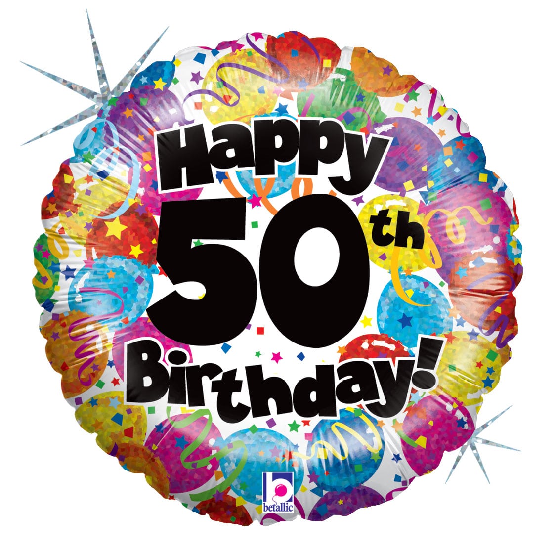 Happy 50th Birthday 1 - Melbourne Party Balloons | Melbournes Ultimate ...