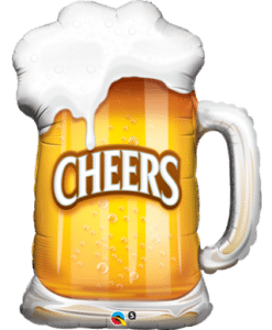 QUALATEX FOIL SHAPE 35" CHEERS! BEER MUG