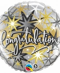 QUALATEX FOIL 18" CONGRATULATIONS ELEGANT