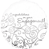 Foil 18inch Engagement Congratulations