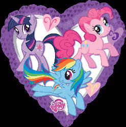 Licensed Foil 18inch My Little Pony Heart