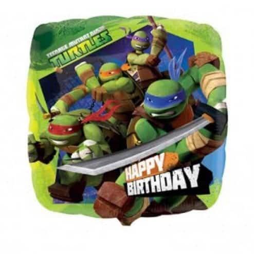 Licensed Foil 18 inch TMNT Birthday