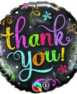 Qualatex Foil 18inch Thank You Chalkboard